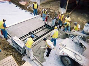 concrete spreading